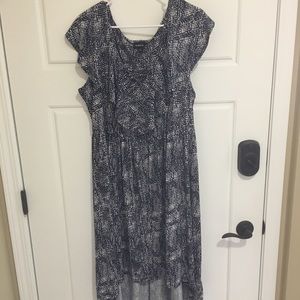 Torrid hi-low lace up dress